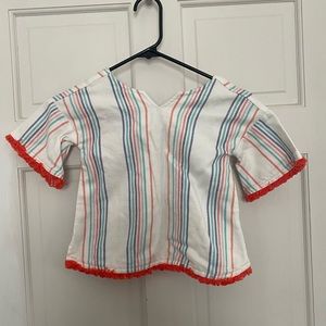 Gymboree toddler top/swimsuit cover, size XXS 3, brand new with tags